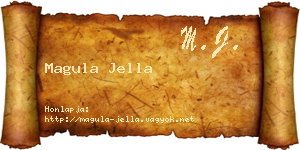 Magula Jella névjegykártya